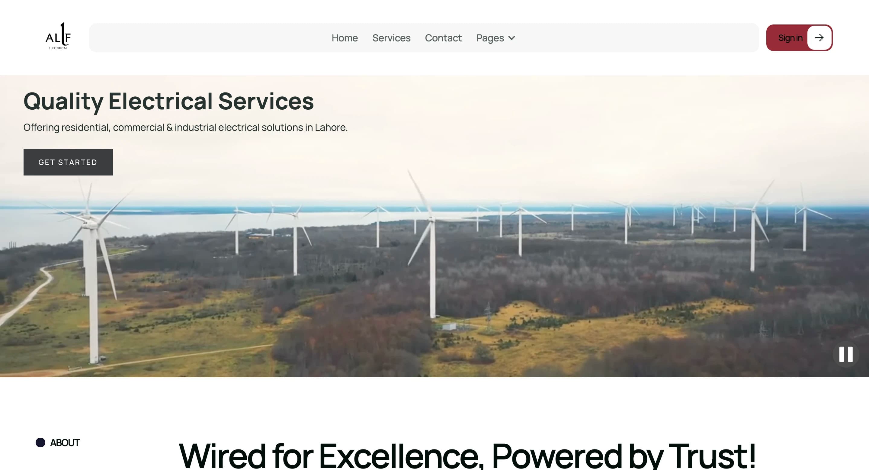 Alif Electrical showcase