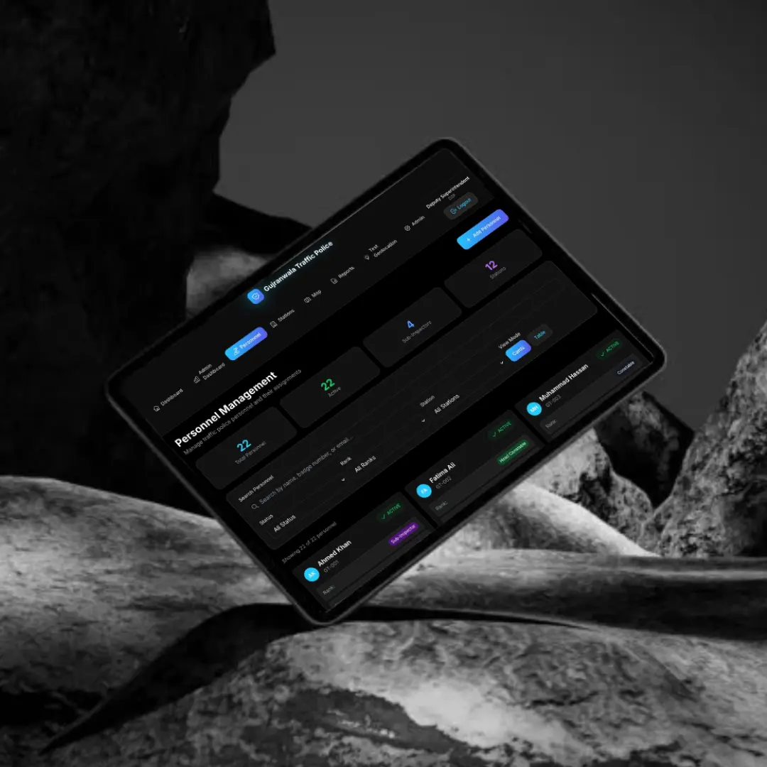 Services for Gujranwala Traffic Police