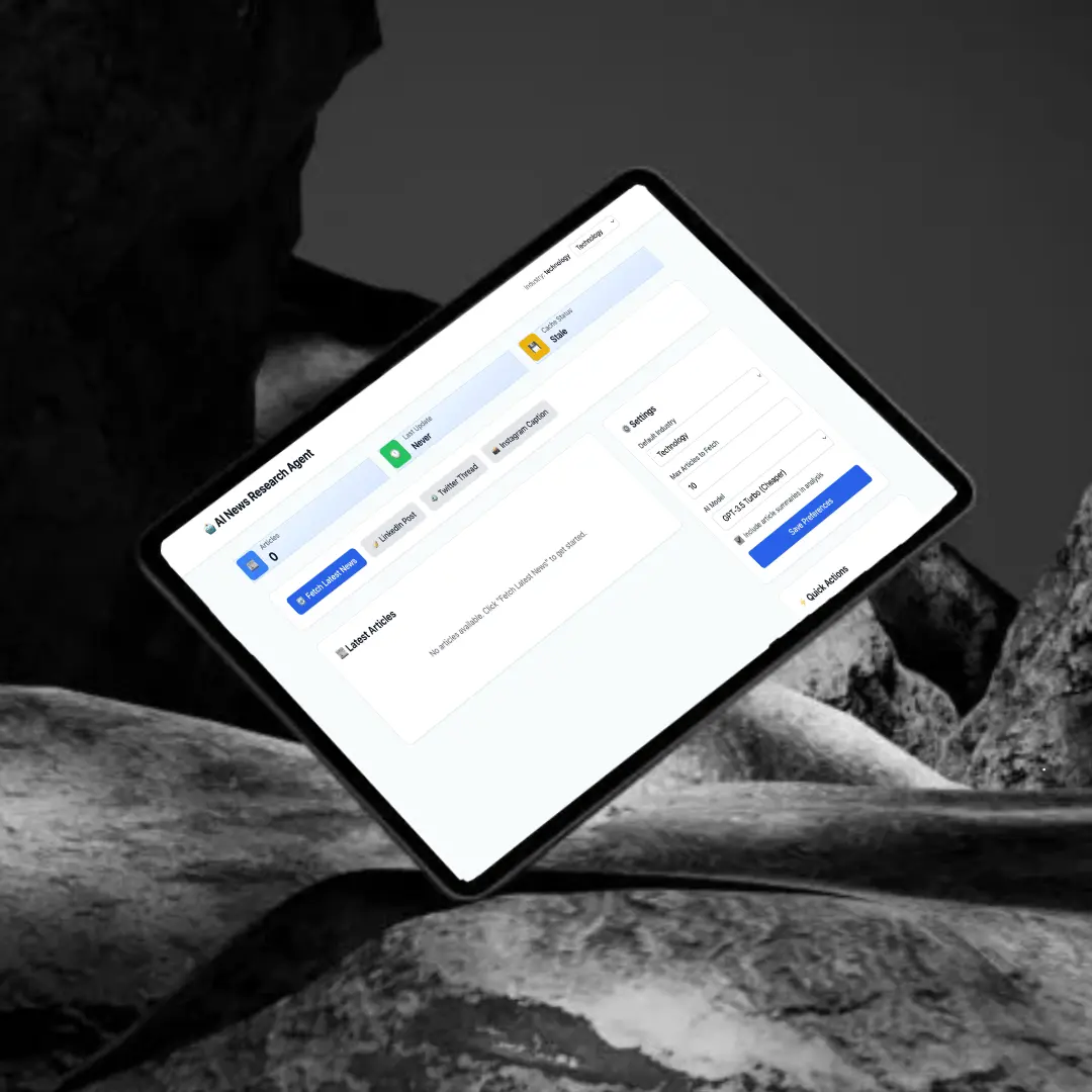 Services for Post News AI (Al Waleed bin Talal)